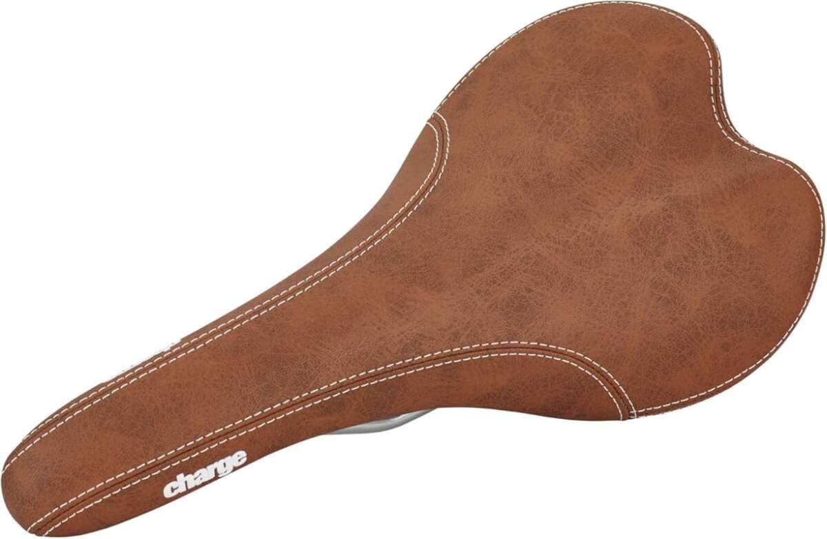 Charge Bikes Spoon Saddle, CrMo, Dark Brown