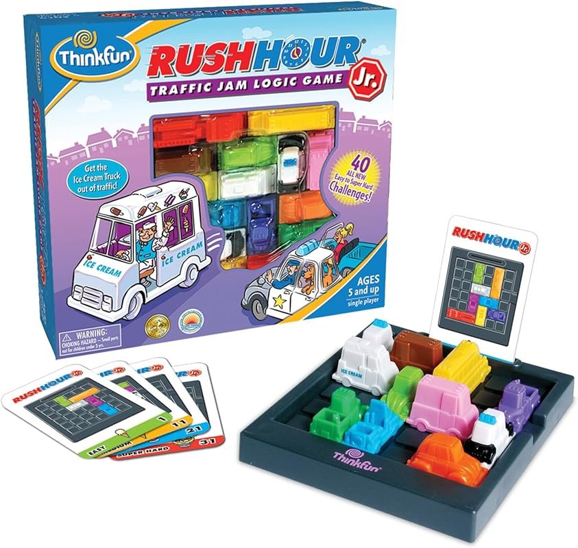 Rush Hour Jr Traffic Jam Puzzle Game by ThinkFun