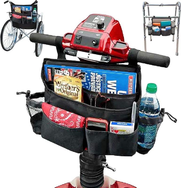 High Road 8-Pocket Mobility Scooter, Walker & Wheelchair Storage Organ