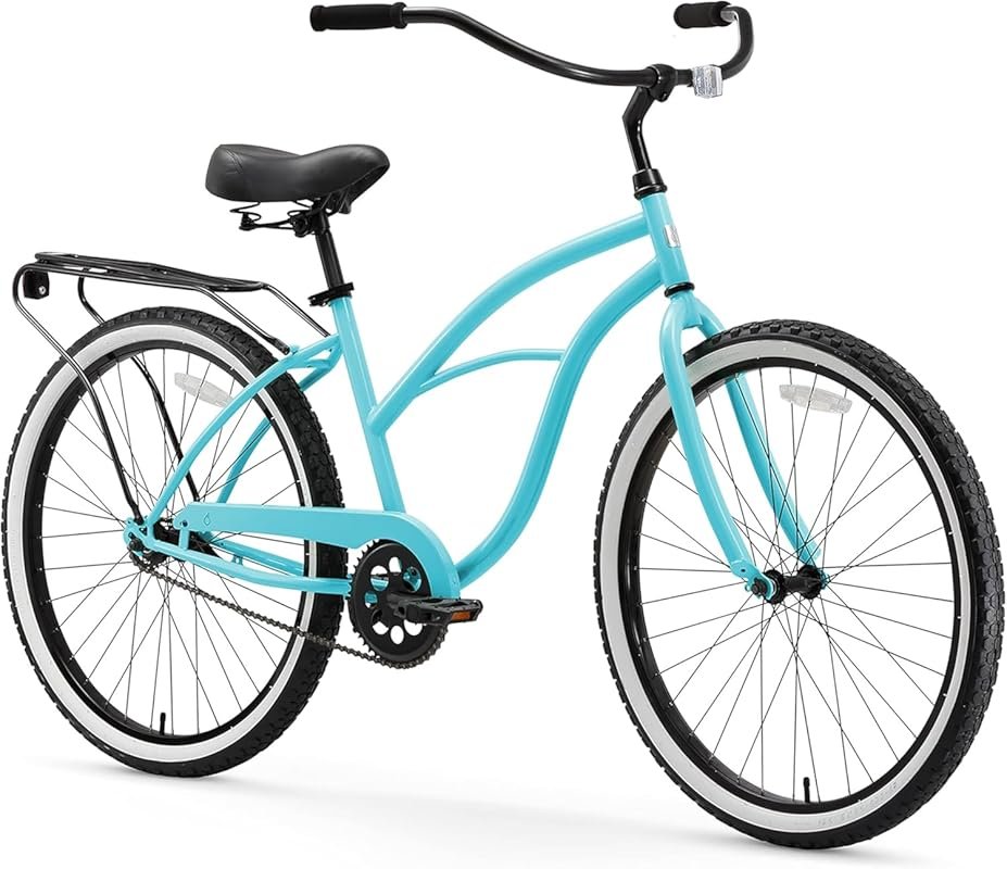 sixthreezero Women's Around The Block Beach Cruiser Bike with Comforta