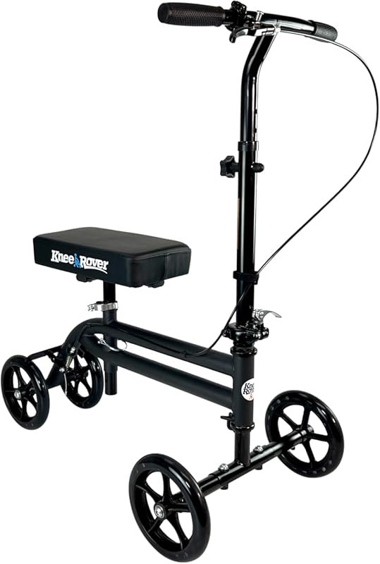 KneeRover Economy Steerable Knee Scooter: Foldable Mobility Aid for Ad