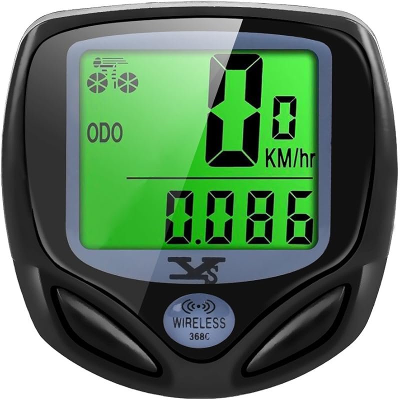 SY Wireless Waterproof Speedometer and Odometer Bike Computer with LCD