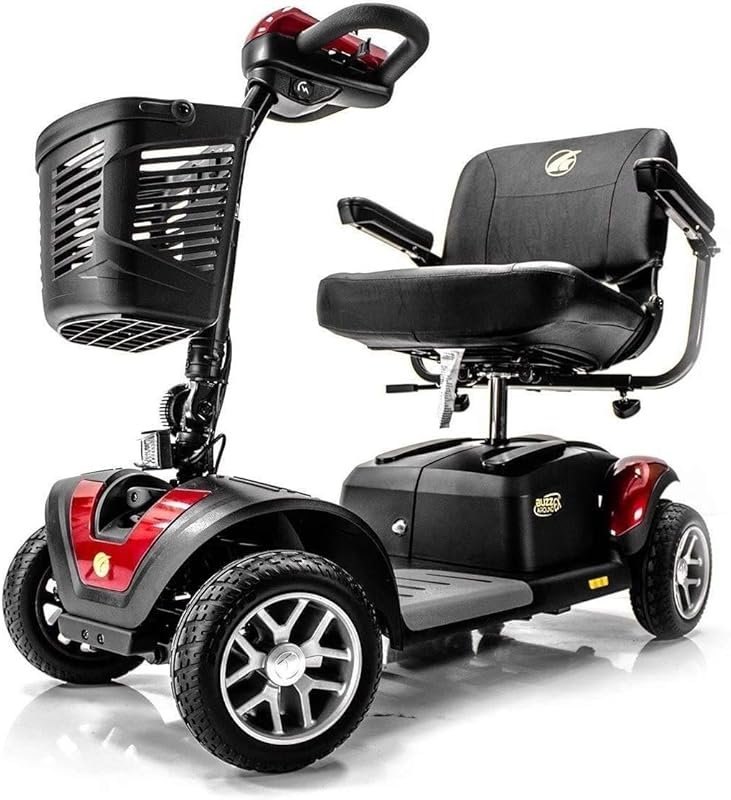 BUZZAROUND EX Extreme 4-Wheel Heavy Duty Long Range Travel Scooter, 18