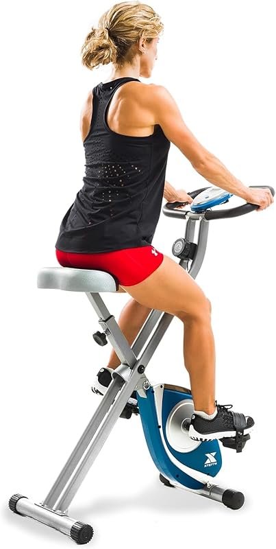 Compact Folding Exercise Bike with 225 LB Capacity