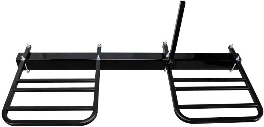 Adjustable RV Bumper-Mounted 2-Bike Rack with Stabilizer Post by Quick