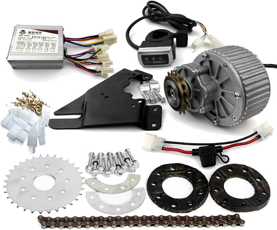 450W Left Drive Electric Bicycle Conversion Kit for City Bikes with Ch
