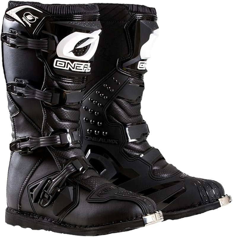 O'NEAL Men's New Logo Rider Dirt Bike Boots – Durable Full Leather Off