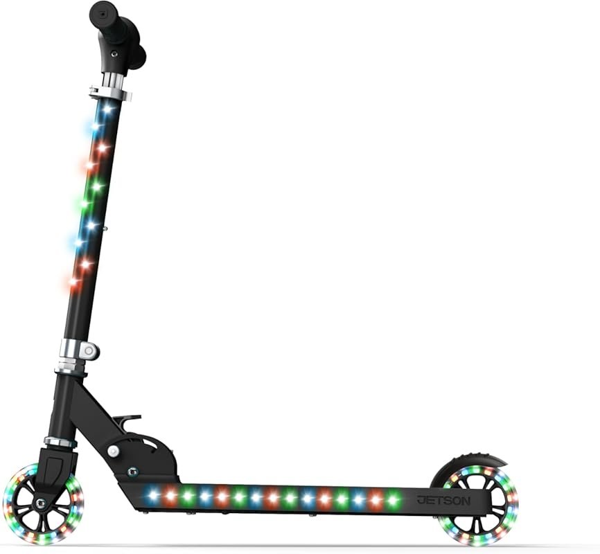 Jetson Jupiter Kids Kick Scooter with LED Lights, Adjustable Handlebar