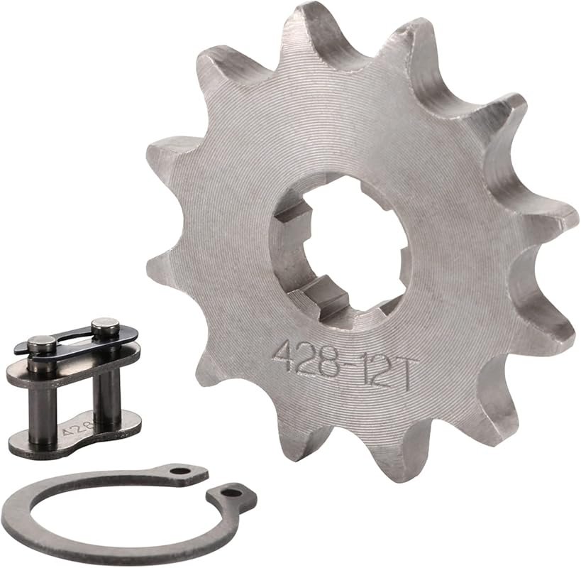 GOOFIT 17mm Front Sprocket 428-12T for 50cc-160cc Motorcycle ATV Dirt 
