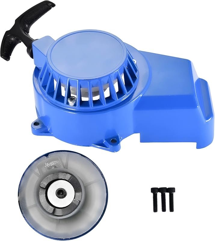 GOOFIT Blue Aluminum Pull Starter for 2 Stroke 47cc 49cc Pocket Bike M
