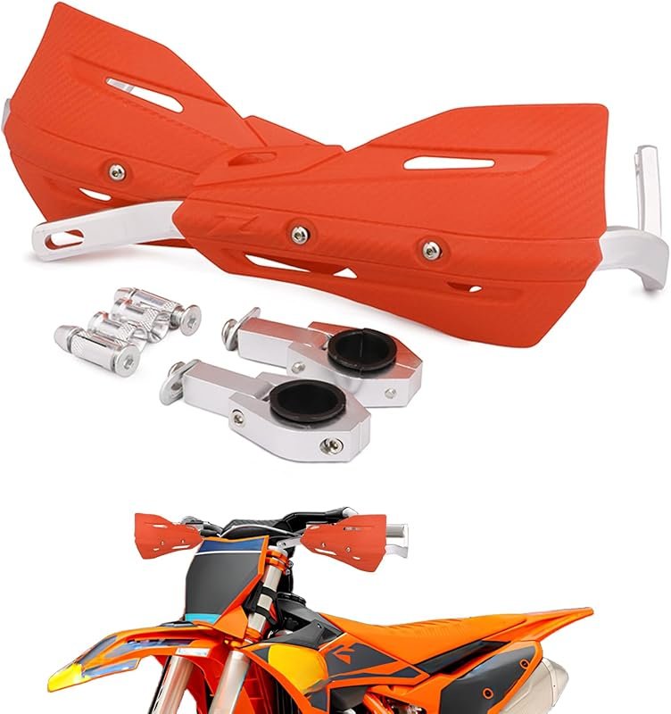 Aluminum Handguards for Motocross Dirt Bikes – Fits 22mm/28mm KTM EXC,