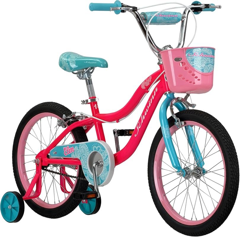 Schwinn Elm SmartStart 18 Inch Kids Bike with Adjustable Seat & Dual Brakes