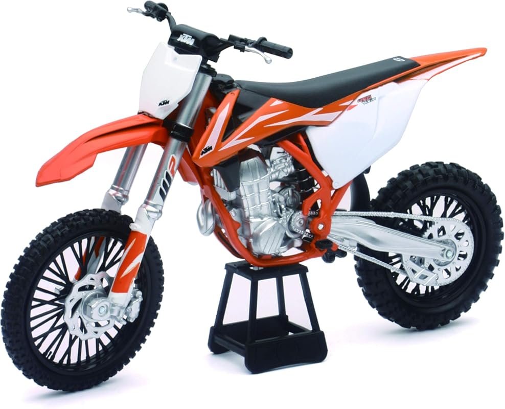 NewRay KTM 450 SXF Dirt Bike, Realistic and Functional, Kids Toy or Co