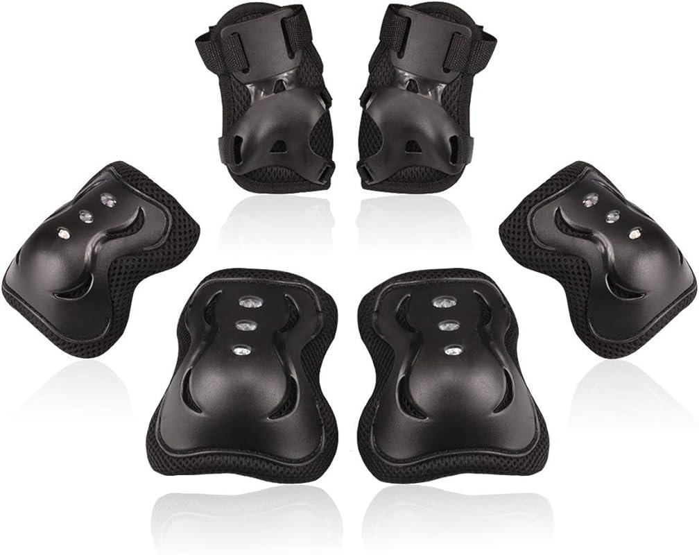 BOSONER Kids/Youth Protective Gear Set: Knee & Elbow Pads for Sports