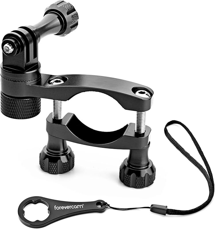 Forevercam Aluminum Bike Mount for GoPro Cameras, 360° Rotation for Ha