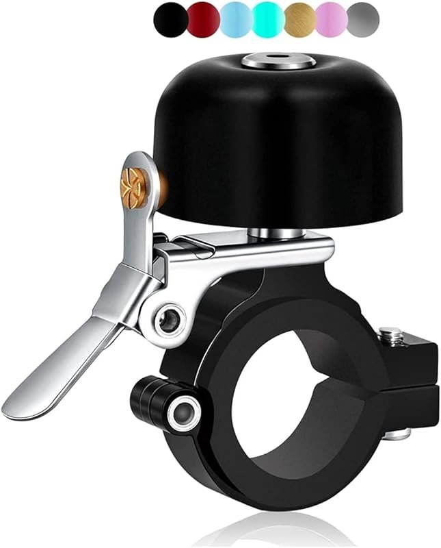 Greallthy Classic Brass Bicycle Bell for Adults and Kids; Loud Retro S