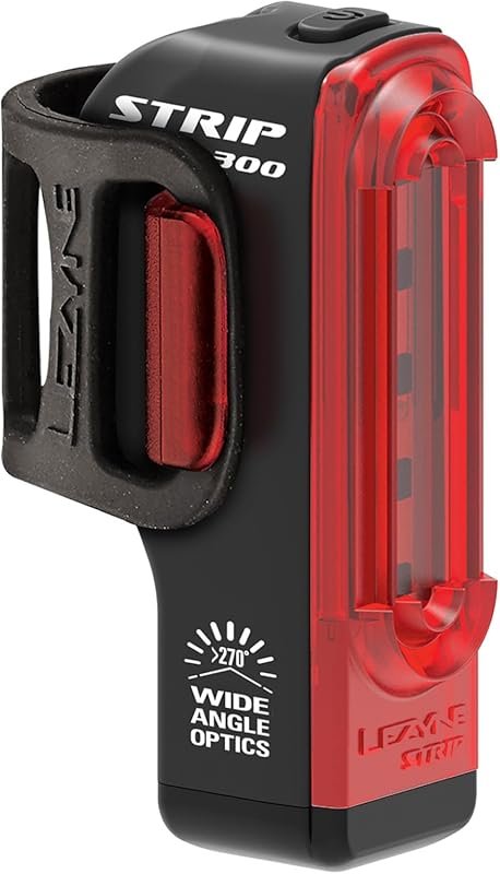 LEZYNE Strip Drive Pro LED Rear Light – IPX7 Waterproof, 270° Visibili