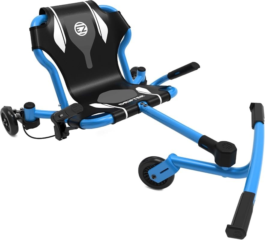 EzyRoller Drifter X Ride-On Toy for Kids Ages 4-12 – Blue, Supports Up