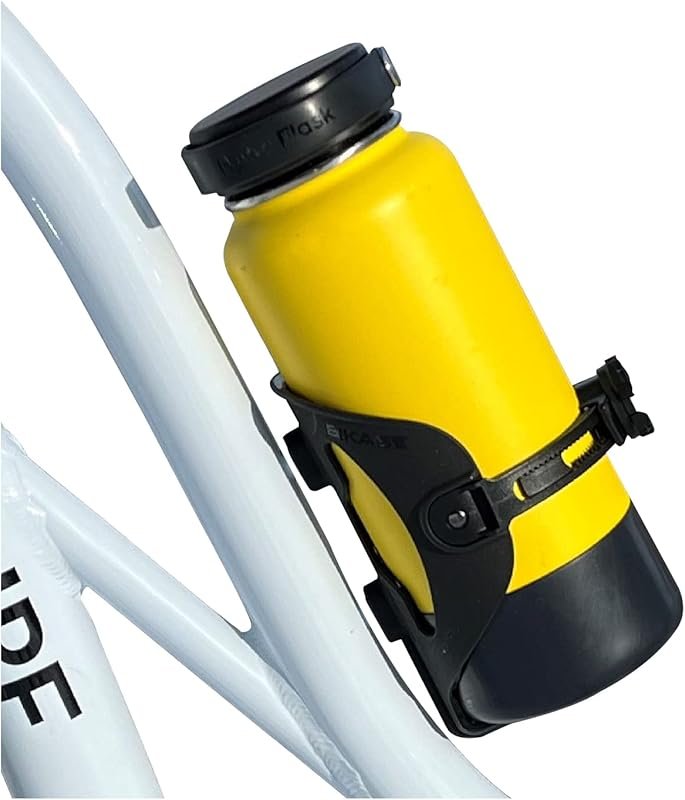BiKASE Any Bottle Cage, Bike Water Bottle Holder for Frame or Handleba