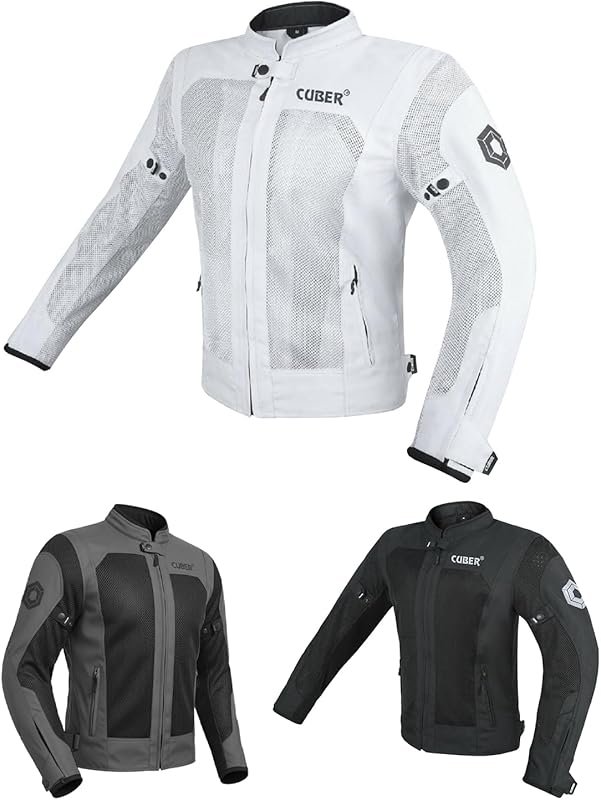 Breathable Mesh Motorcycle Jacket with CE Armor for Men – Summer Prote