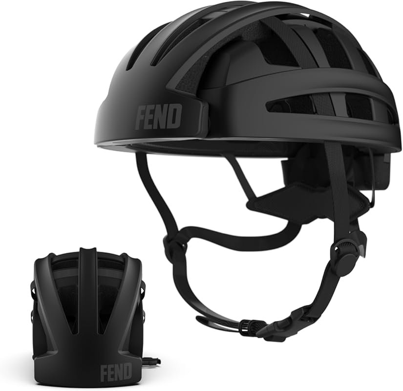 FEND One Smart-Fold Bike Helmet: Patented Compact Design, CPSC Certifi