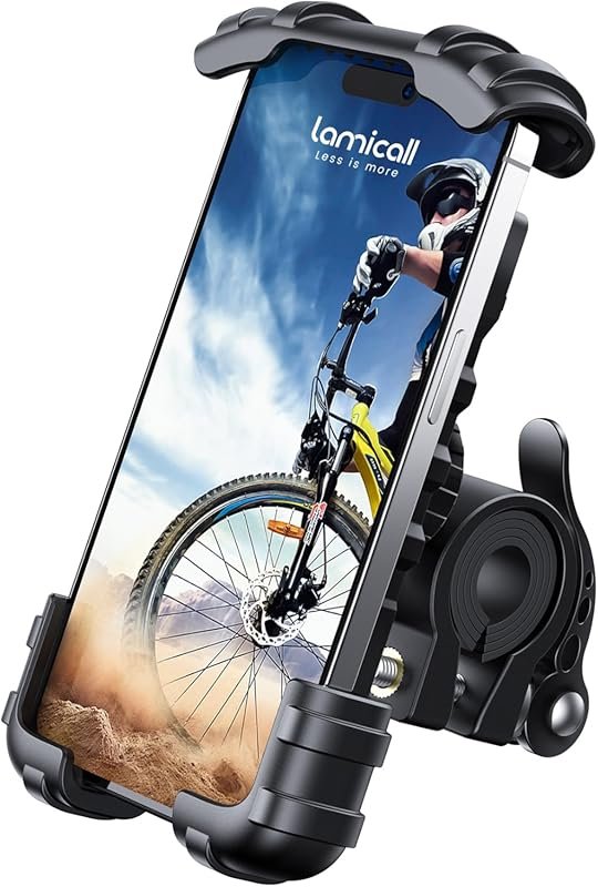 Lamicall Bike Phone Holder – Motorcycle & Scooter Mount for iPhone 17/16/15 Pro Max, Samsung Galaxy S20, 4.7-6.8