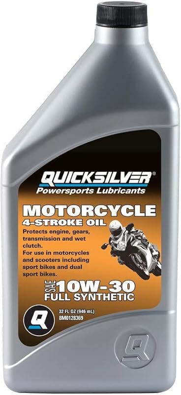 Quicksilver Full Synthetic Motorcycle Oil – Superior Lubrication & Eng