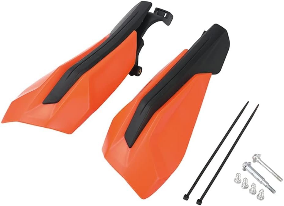 PowerMotor Orange Universal Dirt Bike Handguards for 50–500cc Pit Bike