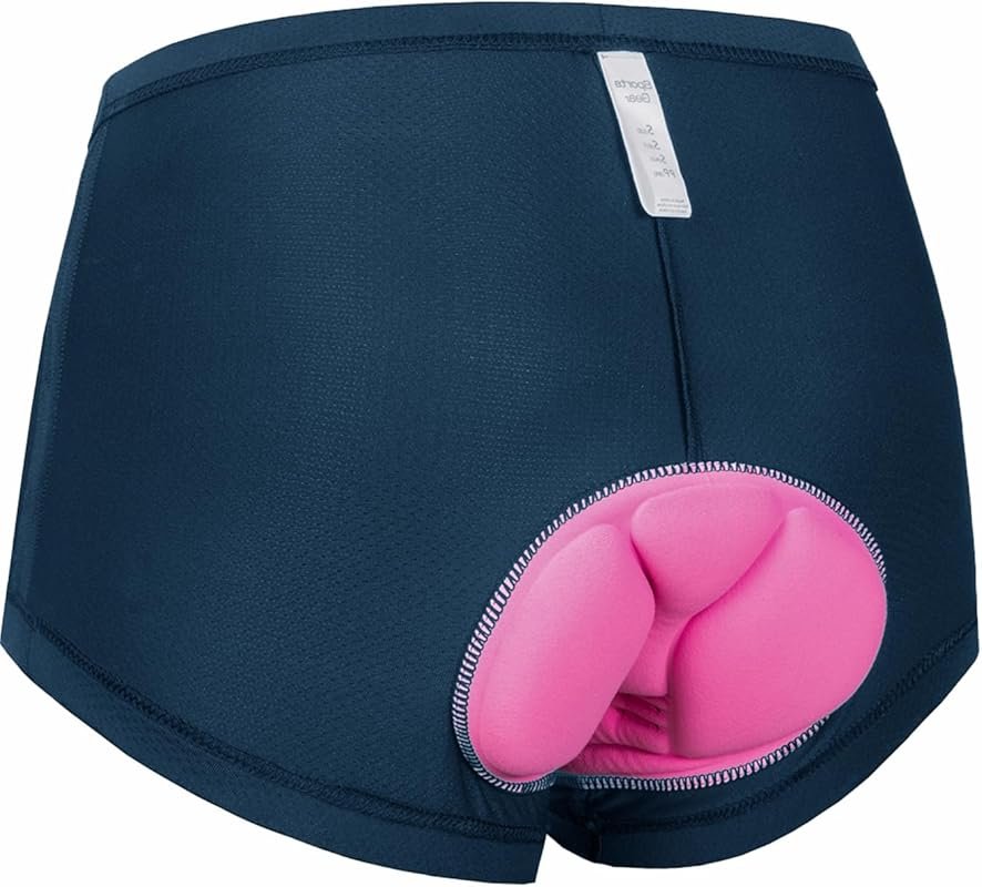 Women's 4D Padded Cycling Underwear Breathable Bike Shorts Ergonomic D
