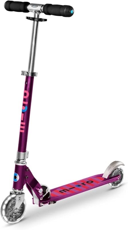 Micro Sprite Foldable LED Scooter: Swiss Design, 2 Wheels, Motion Acti