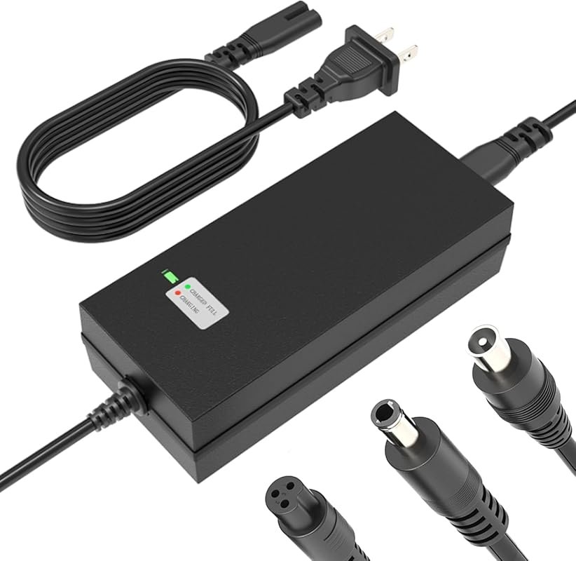 EVAPLUS 42V 2A Fast Charger for 36V Lithium Batteries & Scooters with 