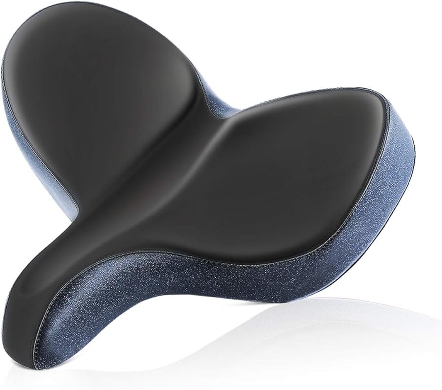 YLG Oversized Comfort Bike Seat with Memory Foam, Waterproof & Univers