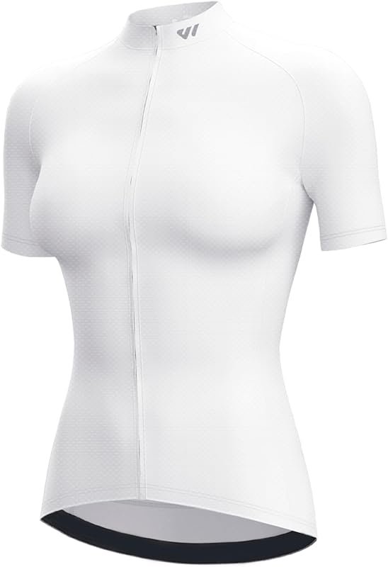 Lo.gas Women's Short Sleeve Cycling Jersey: Lightweight Bike Shirt for