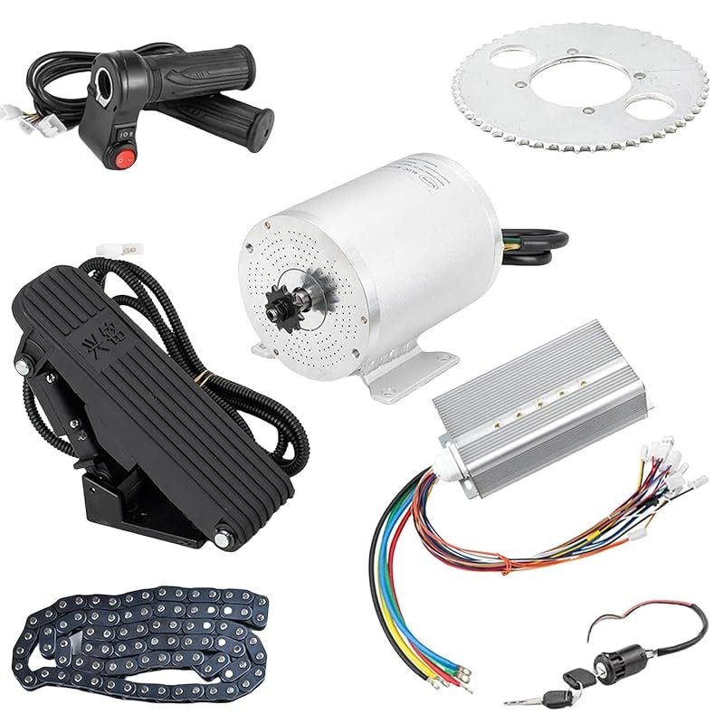 60V Brushless DC Motor Kit for Electric Scooters & Gokarts