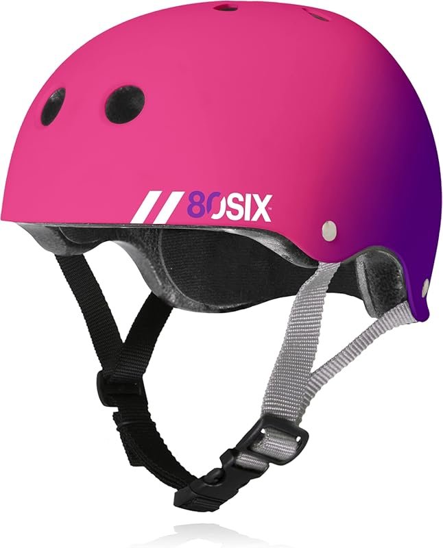80SIX Triple Certified Multisport Helmet for Bike, Scooter, Skateboard