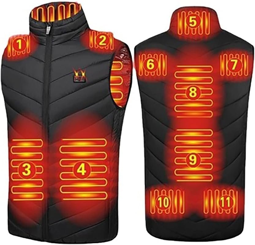 USB-Electric Heated Vest for Outdoor Winter Activities by HSOSK