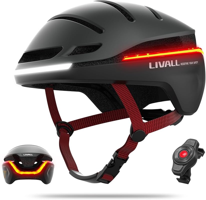 LIVALL EVO21 Smart Bike Helmet: Turn Signals, Brake Light, Fall Detect