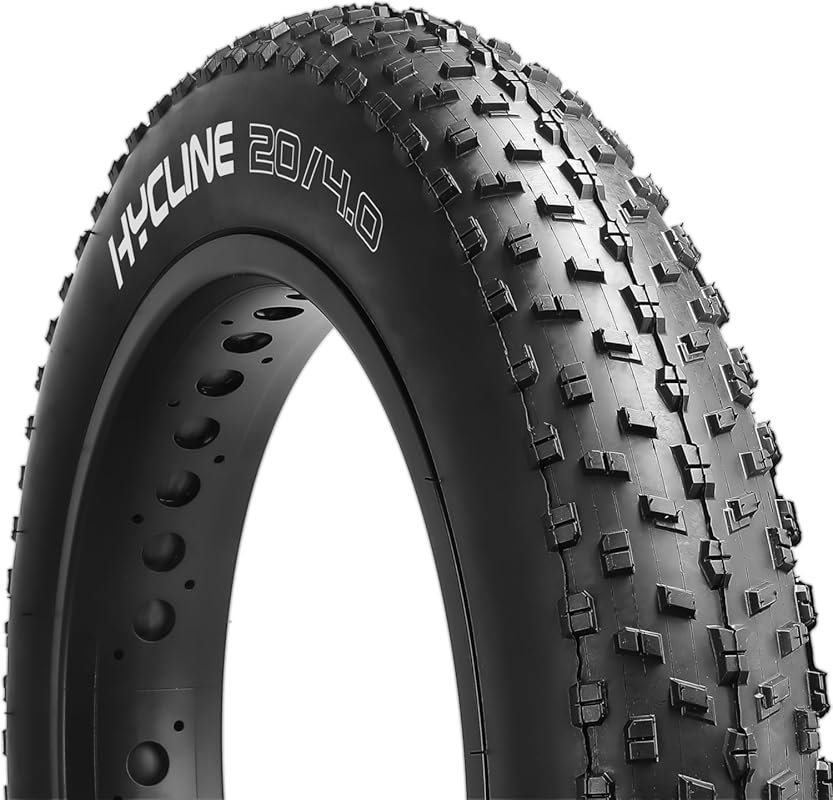 Hycline Fat Bike Tire: 20x4.0/26x4.0 Inch Wear-Resistant Folding MTB T