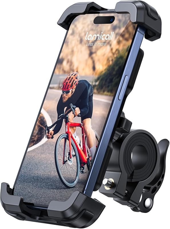 Lamicall Bike Phone Mount for Scooters & E-Bikes, Adjustable Motorcycl