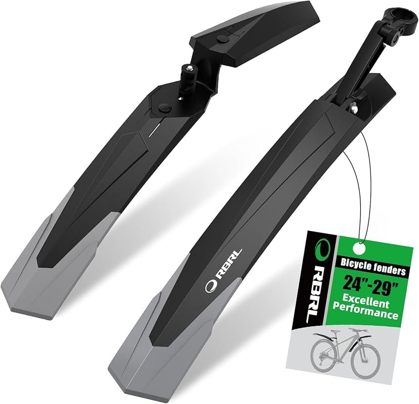 RBRL Adjustable Thicken & Widen Universal Bike Fenders for 24-29'' E-b