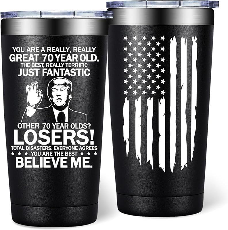 70th Birthday Gifts for Men – 1956 Vintage 20oz Tumbler with Decoratio