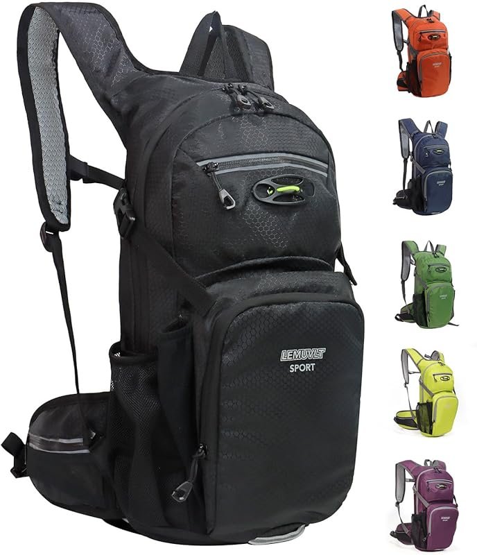 15L Waterproof Hiking Daypack, Lightweight Biking Backpack for Ski, Sn