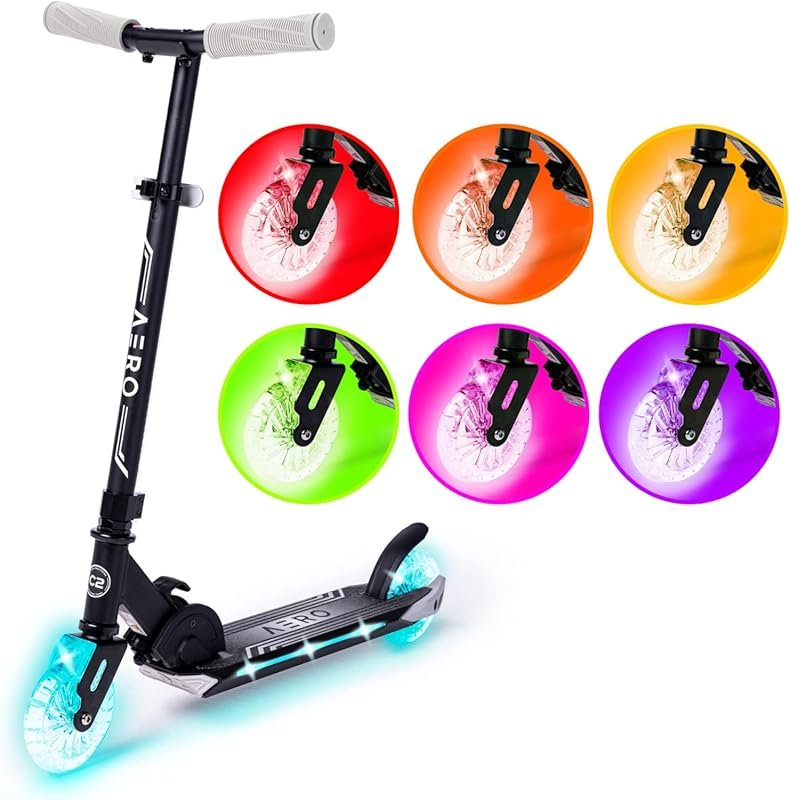 Aero Dynamic Lights Hand Brake Shock Absorption Foldable Height Adjust