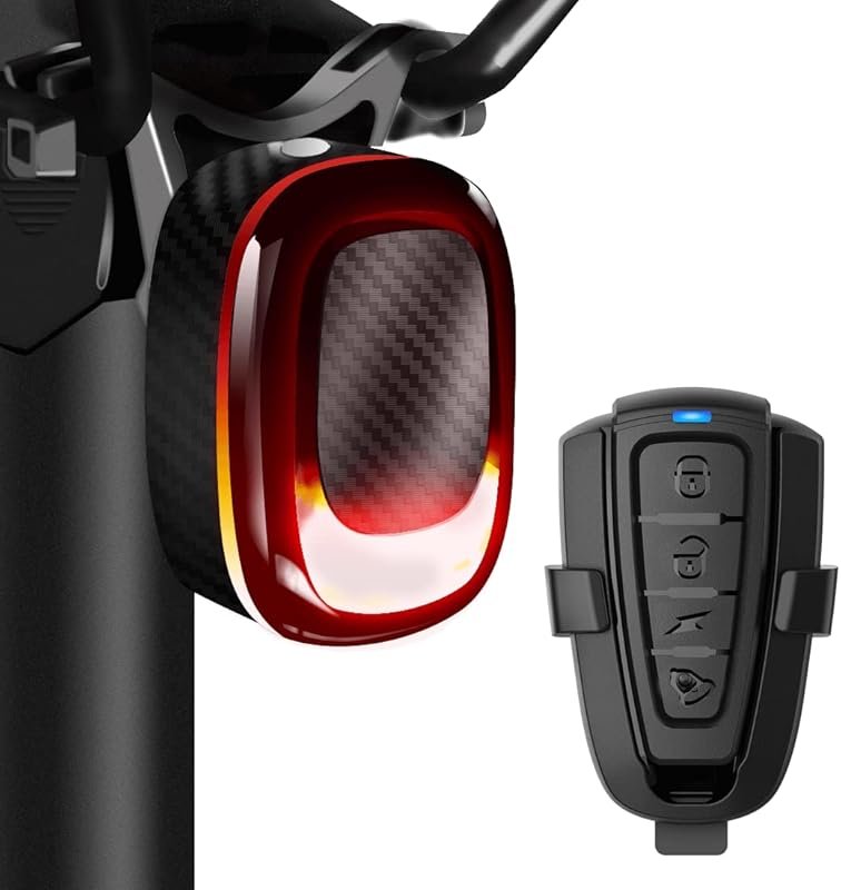 PADONOW Smart Wireless Bike Tail Light with USB-C Rechargeable Motion 