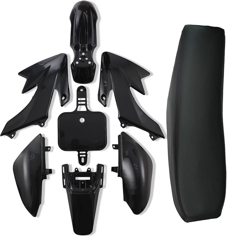 CLEO Plastics Kit with Black Seat for CRF50/XR50 Chinese Dirt Pit Bike