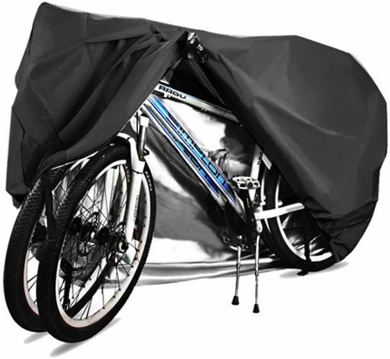 2XL Outdoor Waterproof Anti-UV Bike Cover for 2-3 Bikes with Lock Hole