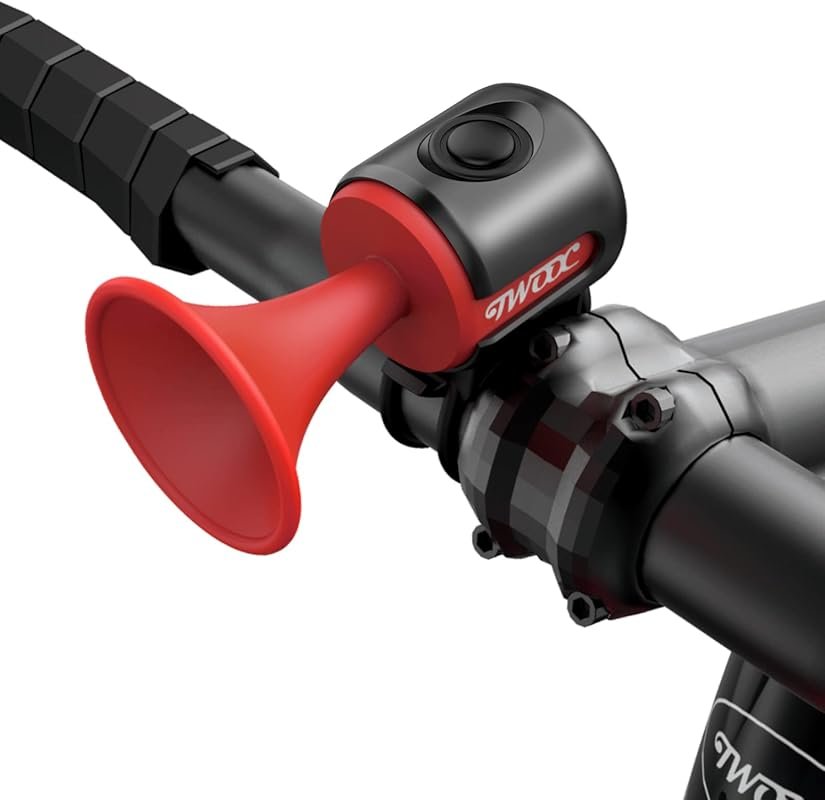 120dB IPX4 Waterproof Battery-Powered Bike Horn for Adults & Kids