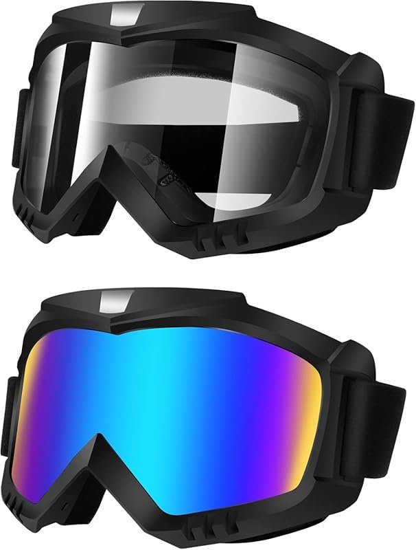 Windproof Racing Goggles for Motorcycle, ATV, Ski, Riding