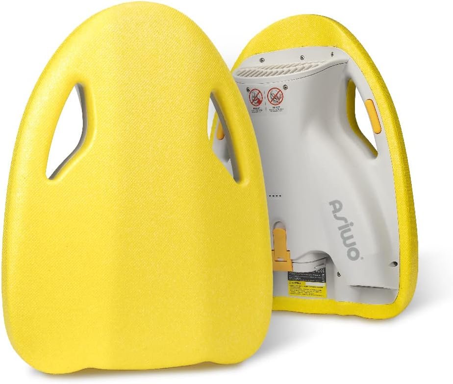 Asiwo Electric Swimming Kickboard: 3 Speed Water Sports Swim Training 