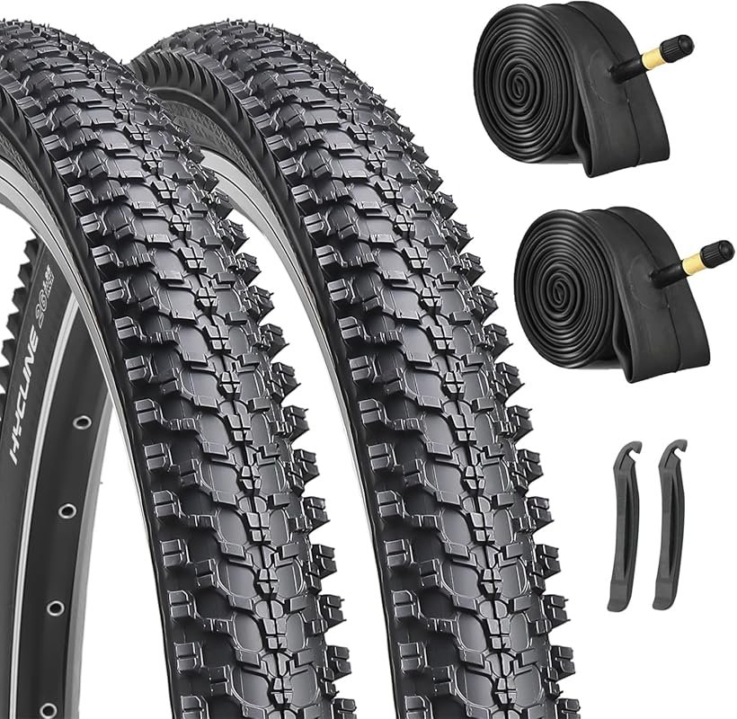Hycline 2-Pack Mountain Bike Tires Set: 20-27.5